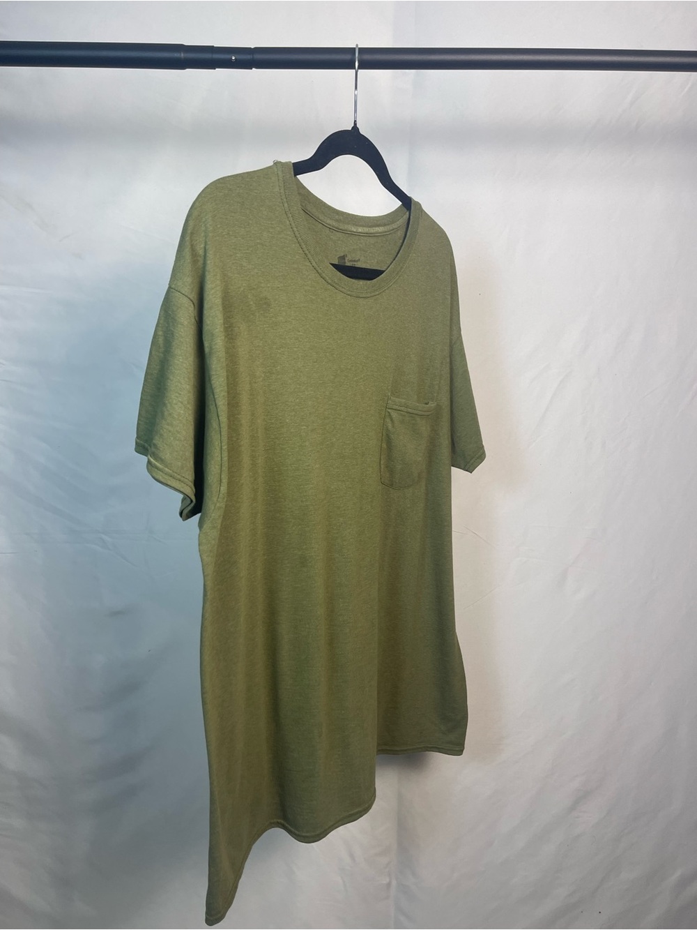 Men's Olive Green Pocket T-Shirt